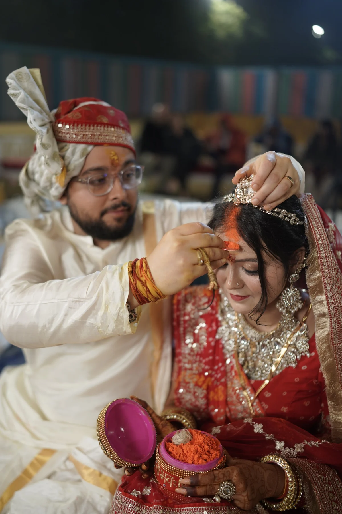 Emotional Sindoor Moment at the Mandap